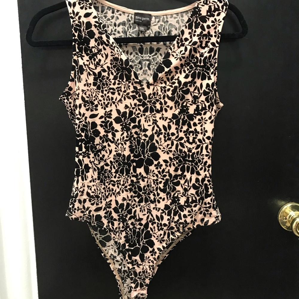 Floral body suit